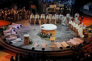 Ordinations au presbytérat au 49e Congrès eucharistique international à Québec le 20 juin 2008