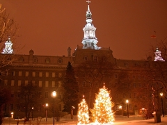 Pavillon Camille-Roy durant les fêtes Pavillon Camille-Roy durant les fêtes