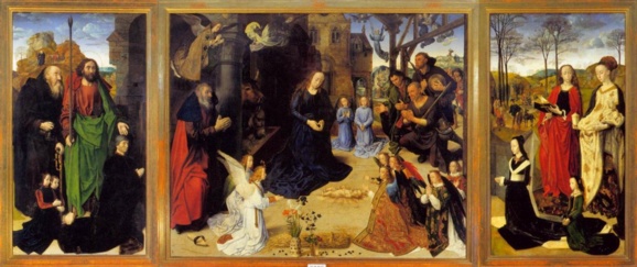 Adoration des bergers par Hugo Van der Goes (1440-1482)
