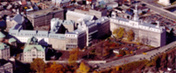 Vue aérienne des dédifices du Séminaire dans le Vieux-Québec